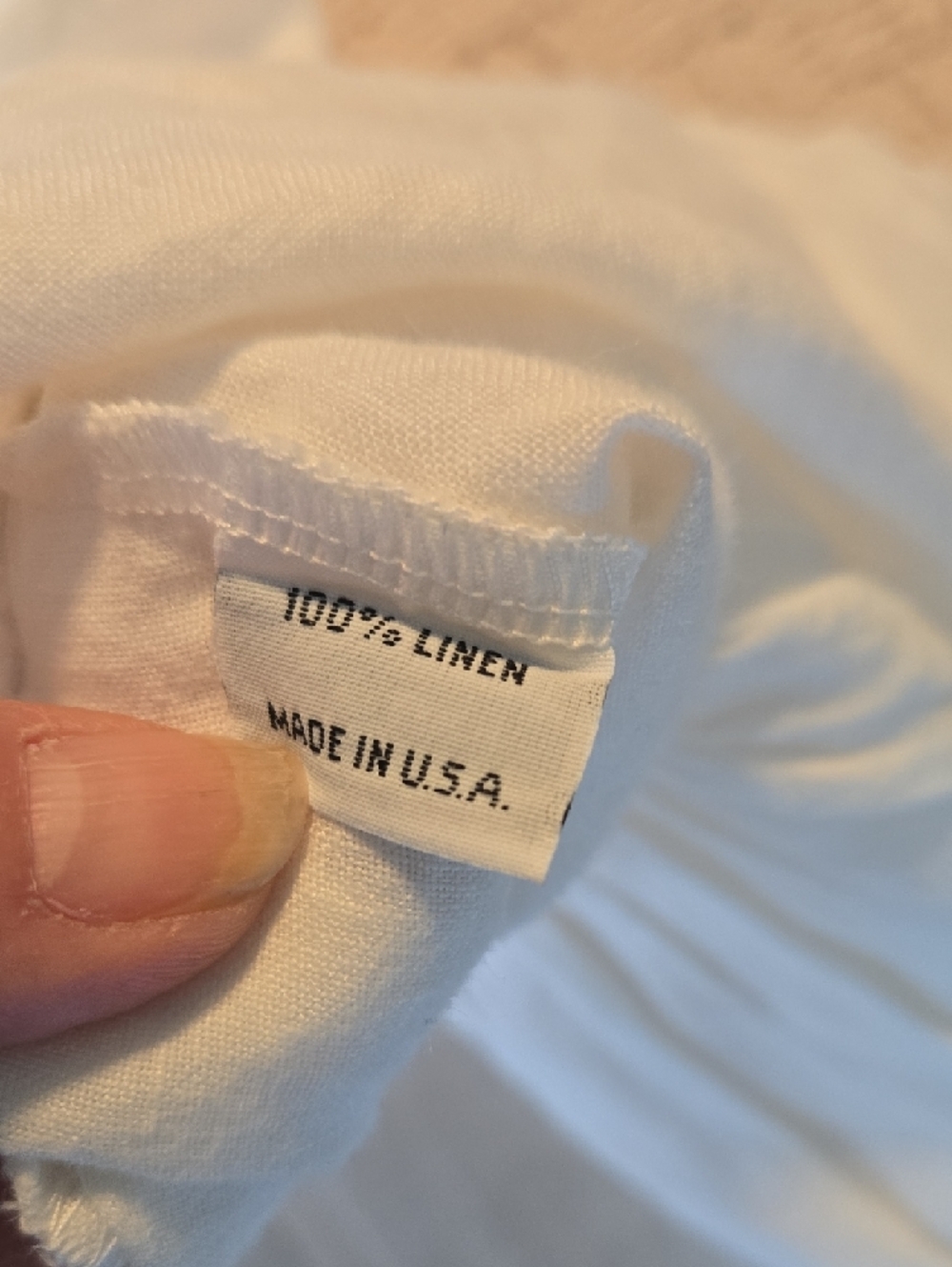 bryn Walker White Linen-Blend Ruffle Tunic - Picture 6 of 6